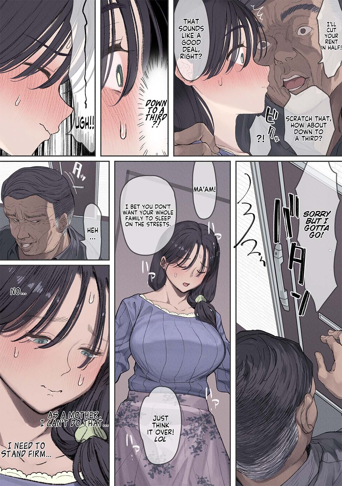 Hentai Manga Comic-I Can't Pay Rent This Month. [Desperate Housewife Chifuyu] I Became My Landlord's Mistress Behind My Husband's Back.-Read-12
